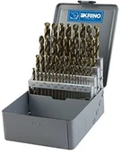 Wiertła - KRINO Krino 01155412 Co wiertło Kobalt raportowane, zestaw 49 części, stal - miniaturka - grafika 1