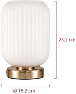 Pauleen Pauleen Noble Purity lampa stołowa z białym szkłem - Lampy stojące - miniaturka - grafika 4