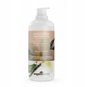 Olejki i świece do masażu - Organic Olej Oliwka do masażu Wanilia 500ml - miniaturka - grafika 1