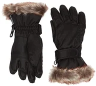 Rękawice narciarskie - Ziener damski LIM Girls Glove Junior rękawice narciarskie, czarny 801938 - miniaturka - grafika 1