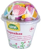 Zabawki kreatywne - Lena 32002 babeczki zestaw do majsterkowania, różowy 4006942861002 - miniaturka - grafika 1