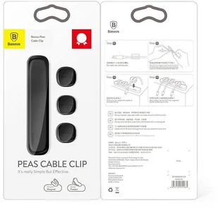 Baseus Organizer Baseus Baseus magnetyczny organizer do kabli Peas Cable Clip (26998-uniw) - Tuning komputera - akcesoria - miniaturka - grafika 10