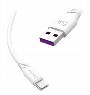 Szybki kabel Dudao Usb / Usb Typ C 5A 1m biały - Kable USB - miniaturka - grafika 3