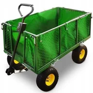 Taczki - Wózek Transportowy 4 Kołowy Ogrodowy Przyczepka - miniaturka - grafika 1