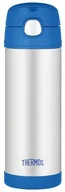 Termosy - Thermos Termos dziecięcy ze słomką 470 ml niebieski 120022 - miniaturka - grafika 1
