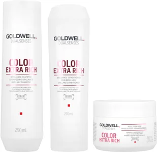Goldwell DUALSENSES COLOR EXTRA RICH Szampon 250 ml + Odżywka 200 ml + Kuracja 200 ml 0000052697 - Szampony do włosów Goldwell DUALSENSES COLOR EXTRA RICH Szampon 250 ml + Odżywka 200 ml + Kuracja 200 ml 0000052697 - Szampony do włosów - miniaturka - grafika 1
