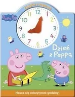Powieści i opowiadania - Świnka Peppa Książka z zegarem Dzień z Peppą - miniaturka - grafika 1