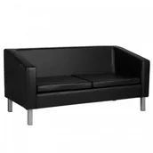 Meble fryzjerskie - GABBIANO ActiveShop SOFA DO POCZEKALNI ADRIANA CZARNA BM18003 - miniaturka - grafika 1
