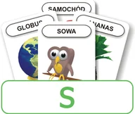 Gry karciane - KOMLOGO Karty Logopedyczny Piotruś Część V głoska S - miniaturka - grafika 1