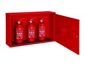 Sprzęt przeciwpożarowy - Boxmet Szafka ochronna na 3 gaśnice 1/2 kg - zawieszana SG1/2-Z-3 - miniaturka - grafika 1