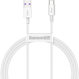 Baseus Kabel USB do USB-C Superior Series, 66W, 1m (biały) - Kable USB - miniaturka - grafika 5