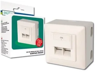 Digitus Gniazdo natynkowe kat.5e 2xRJ45 ekranowane - Kable miedziane - miniaturka - grafika 4