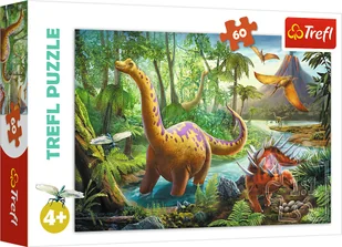 Trefl Puzzle 60 elementów Wędrówki dinozaurów - Puzzle - miniaturka - grafika 5