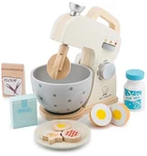 Zabawki AGD - New Classic Toys 10707 mikser z akcesoriami  biały - miniaturka - grafika 1
