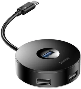 Baseus Hub USB Baseus CAHUB-G01 3x USB 2.0 1x USB 3.0 kolor czarny - Huby USB - miniaturka - grafika 5