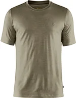Odzież trekkingowa męska - Fjällräven Fjällräven Abisko Wełniana koszulka z długim rękawem Mężczyźni, light olive XXL 2021 Koszulki treningowe z krótkim rękawem F87193-622-2XL - miniaturka - grafika 1