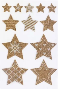 Galeria papieru Ozdoby korkowe samoprzylepne GWIAZDY opakowanie 12 sztuk - Akcesoria do tablic - miniaturka - grafika 3