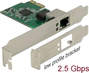 DeLOCK Karta Sieciowa Pci-e 1X RJ45 2.5GB Low Prof - Kontrolery - miniaturka - grafika 2