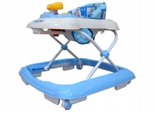 Chodzik kółka silikonowe jasno-niebieski - Chodziki - miniaturka - grafika 2