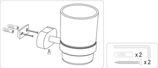Fala KUBEK KOSMETYCZNY OVAL CHROM Fala 69301 ZYSKAJ RABAT 30 ZŁ 69301 - Kubki na szczoteczki do zębów - miniaturka - grafika 3