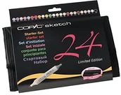 Kredki, ołówki, pastele i pisaki - Copic copic Sketch 24 sztuki marker znak zestaw z zamkiem piórnik 21075424 - miniaturka - grafika 1