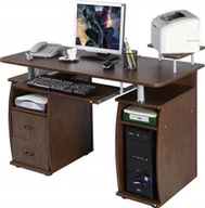 Biurka - Costway Biurko  z nadstawką HW49511WT+ HW49511WT+ - miniaturka - grafika 1