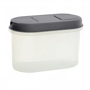 Plast Team POLAND SP. Z O.O. Pojemnik Z Dozownikiem 1,2l 1125 Szary TEA000428 - Pojemniki kuchenne - miniaturka - grafika 2