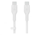 Kable USB - Belkin USB-C USB-C 2.0 Silicone 1m White - miniaturka - grafika 1