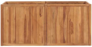 vidaXL Donica ogrodowa, 150x50x70 cm, lite drewno tekowe - Donice - miniaturka - grafika 2