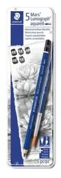 Staedtler GDD Grupa Dystrybucyjna Daccar ołówek akwarelowy, Mars Lumograph, sześciokątny, 5 sztuk - Ołówki - miniaturka - grafika 2