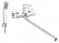 Baterie wannowe i prysznicowe - Ferro ZICCO 350 mm, z natryskiem, chrom BZI55A - miniaturka - grafika 1