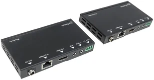 Manhattan Extender HDMI HDBaseT po skrętce Cat6/6a/7 4K UHD do 40m z IR PoC 207638 - Przełączniki KVM - miniaturka - grafika 2