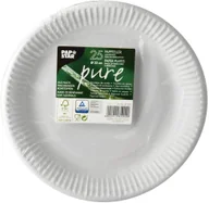 Naczynia i sztućce jednorazowe - PAPSTAR Talerze papierowe 25 szt. 23 cm - miniaturka - grafika 1