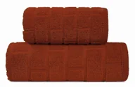 Ręczniki - Greno BRICK RĘCZNIK 50x90 KARMELOWY SPALONY 500 119061 - miniaturka - grafika 1
