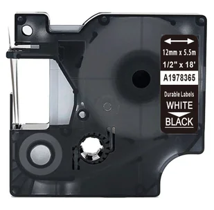 Dymo Taśma D1 Durable 1978365 12mm x 7m biała czarny nadruk - zamiennik PROMOCJA! D1-D-1978365 - Etykiety do drukarek - miniaturka - grafika 3