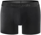 Bielizna sportowa męska - ComfyBalls COMFYBALLS bokserki LONG COTTON czarno-szary - miniaturka - grafika 1