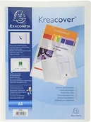 Notesy i bloczki - Exacompta 55188e Binder zewnętrzny z PP Krea Cover, format DIN A4 opakowanie, biały 43008E - miniaturka - grafika 1