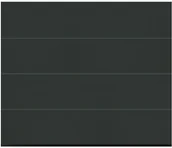 Bramy garażowe - Brama garażowa segmentowa 2500 x 2125 mm antracyt L z napędem Isomatic - miniaturka - grafika 1