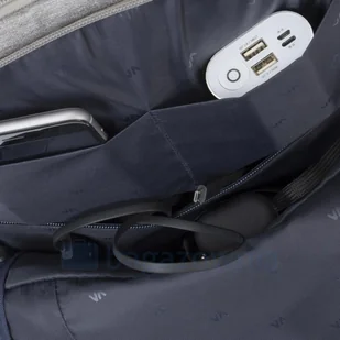 Rivacase Plecak na laptop 15,6" Suzuka 7760 Szary 7760 Grey - Torby na laptopy - miniaturka - grafika 11