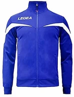 Kurtki i kamizelki sportowe męskie - Legea LEGEA Salvador F35 Relax Full Zip kurtka, kolor lazurowy/biały, XS M1142 - miniaturka - grafika 1