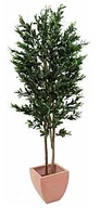 Sztuczne drzewka - Europalms Europalms Olive Tree with fruits, 2-trunks, 250cm, Sztuczne drzewo 82506418 - miniaturka - grafika 1