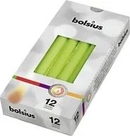 Świece - Bolsius Świeca stołowa stożek szpica 7,5H 24,5CM 12szt JASNOZIELONA BOLSIUS4417 - miniaturka - grafika 1