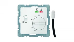 Berker Q1/Q3/Q7 biały regulator temperatury [20346089] B_20346089 - Gniazdka elektryczne - miniaturka - grafika 2