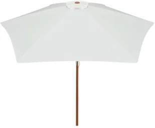vidaXL Parasol ogrodowy, 270x270 cm, drewniany, kremowy vidaXL - Parasole ogrodowe - miniaturka - grafika 4