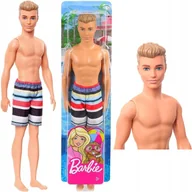 Lalki dla dziewczynek - Mattel Barbie Lalka Ken Plażowy Blondyn - miniaturka - grafika 1