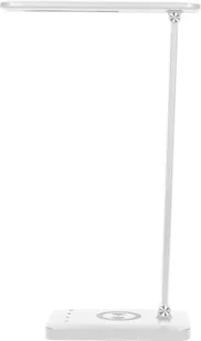 Orno Lampka biurkowa WIRLE OR-LB-1538/W LED 7W biała z ładowarką indukcyjną i USB nowoczesna lampka nadaje wnętrzu współczesnej świeżości OR-LB-1538/W - Lampy stojące - miniaturka - grafika 3