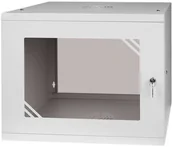 Szafy rack - brak danych Szafa wisząca 19"" 9U 450mm drzwi metalowe czarna Szafa wisząca 45 19"" drz (Szafa wisząca 45 19"" drzw) - miniaturka - grafika 1