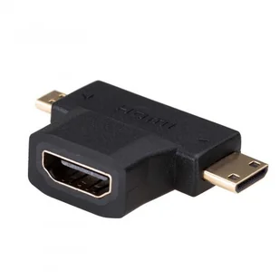 Akyga Akyga adapter hdmi f mini hdmi m + micro hdmi m ak-ad-23 ak-ad-23 AK-AD-23 - Akcesoria do komputerów stacjonarnych - miniaturka - grafika 2