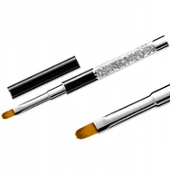 Akcesoria do paznokci - Elisium Pędzelek Ze Szpatułka Do Flexygel Nr.11 - miniaturka - grafika 1