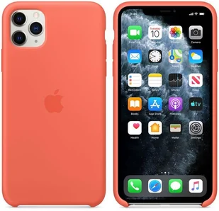 Silikonowe etui APPLE do iPhone 11 Pro Max, mandarynkowy - Etui i futerały do telefonów - miniaturka - grafika 5